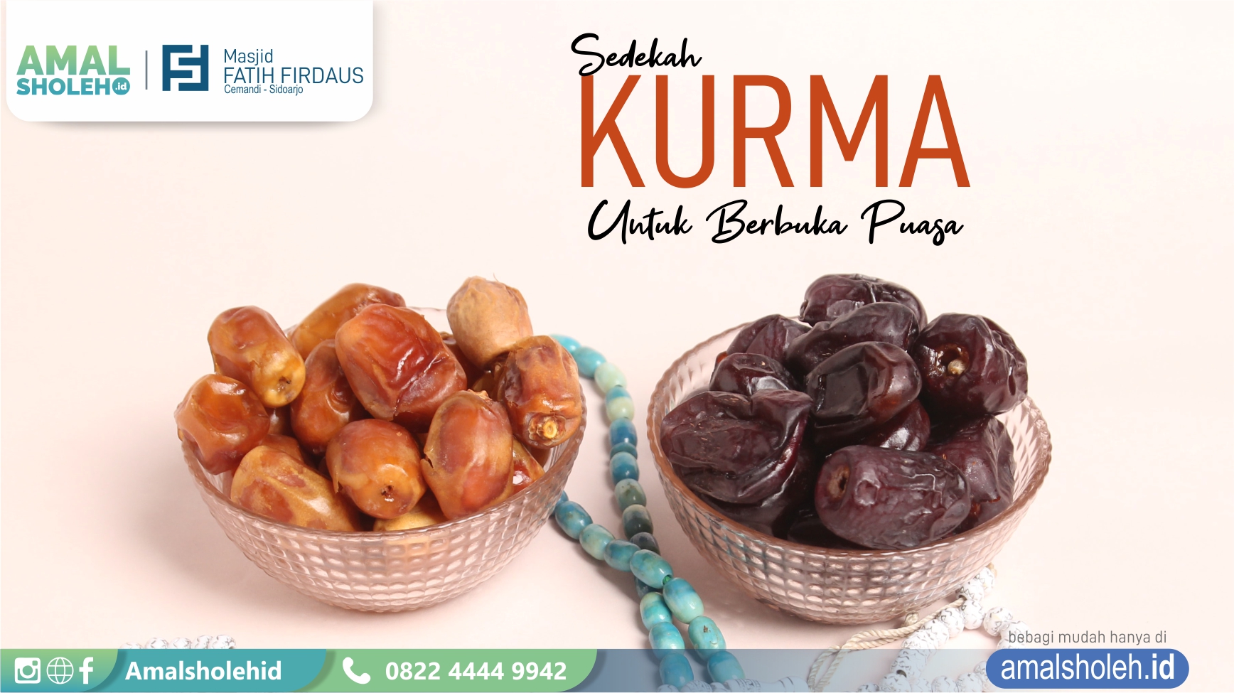 BAHAGIAKAN SESAMA, YUK IKUT SEDEKAH KURMA